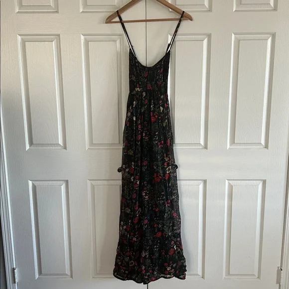 Anthropologie Payal Jain NWT Massima Black Red Floral Maxi Dress **Size XS P**🌺🌺 - Picture 6 of 10